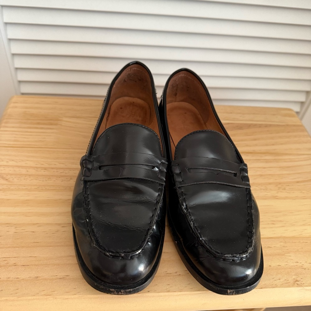 Madewell Black Loafers Size 8.5